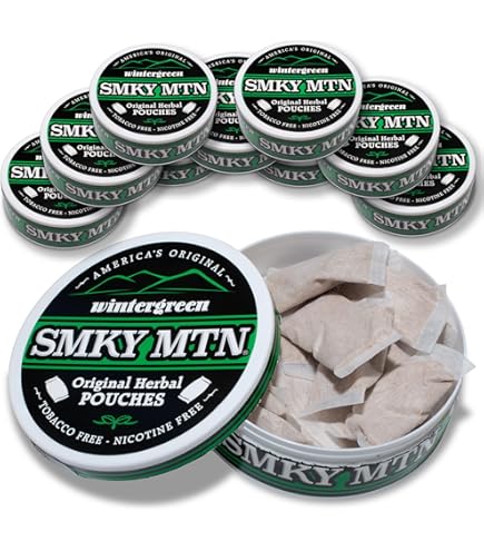 Amazon.com: Smokey Mountain Original Herbal Pouches - Wintergreen